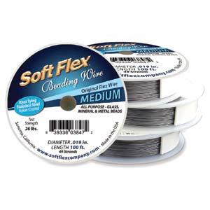 Soft Flex Beading Wire - Very Fine - Satin Silver Color - 10 Feet –  funkyprettybeads