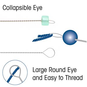 Flexible Twisted Wire Beading Needles
