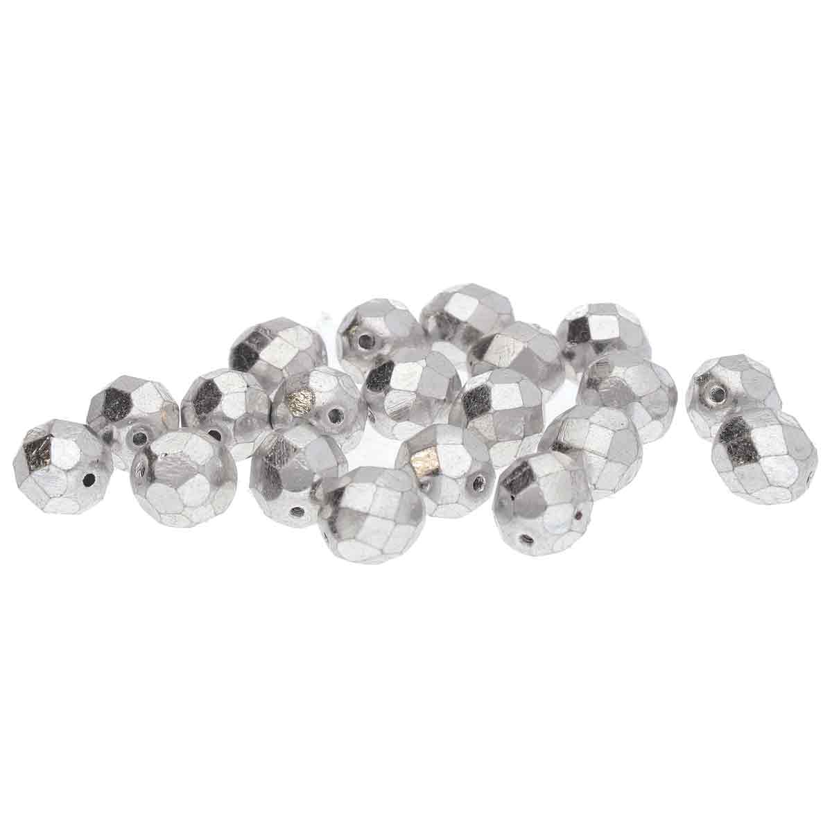 4MM Crystal Labrador Full Czech Glass Fire Polished Beads