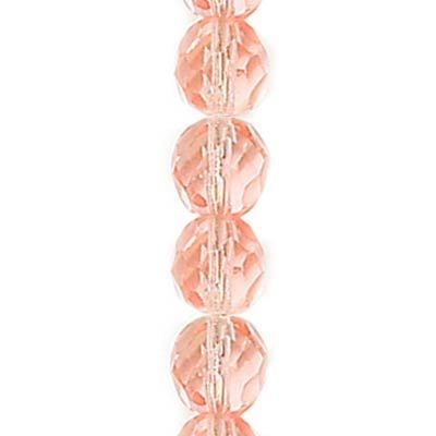 3MM Pink Fire Polished