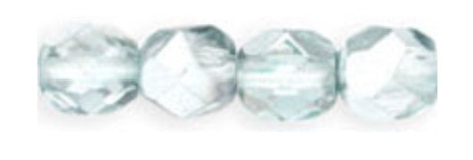 4MM Light Ocean Green Czech Glass Fire Polished Beads