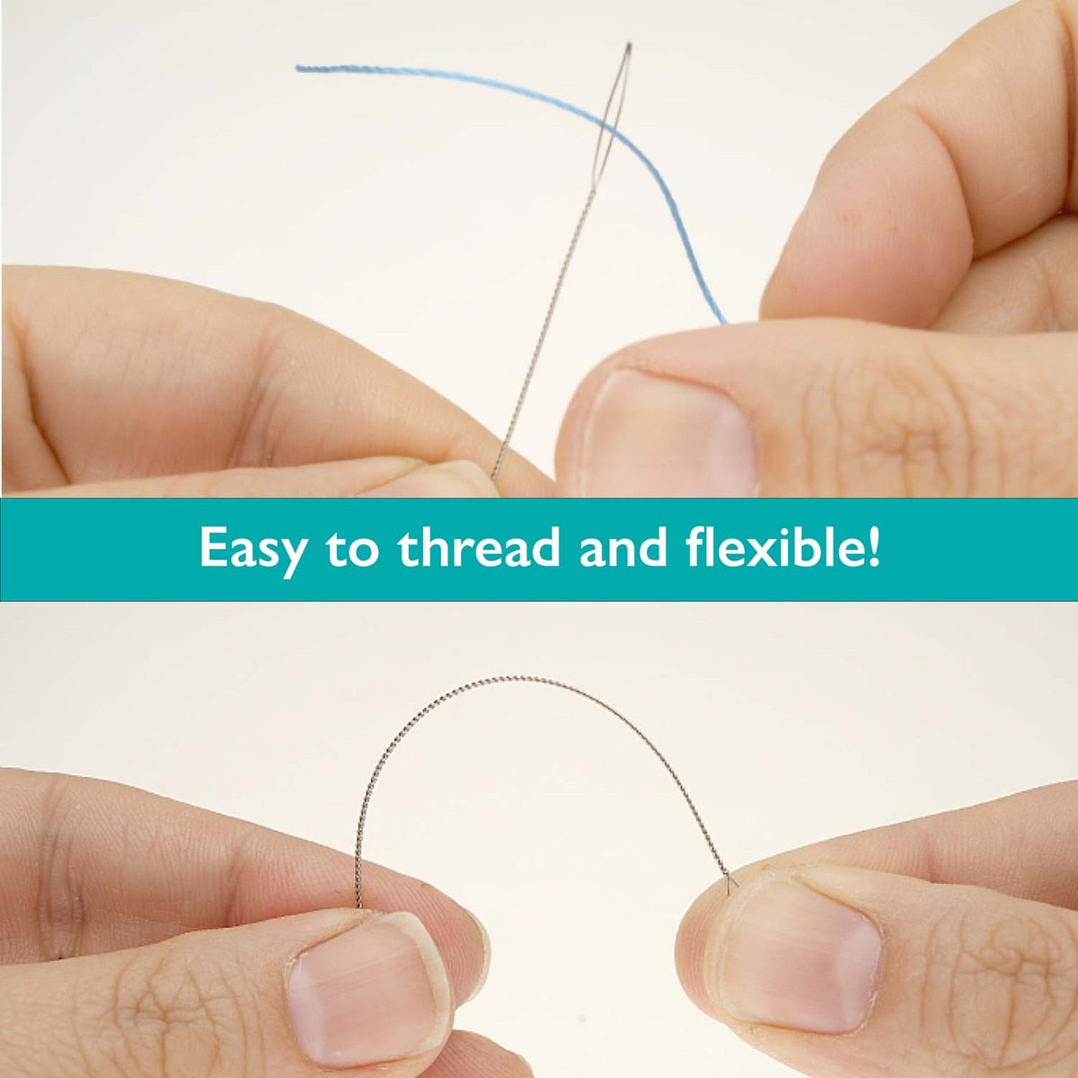 COLLAPSIBLE EYE NEEDLES MEDIUM .36MM 2.5IN-4/CD