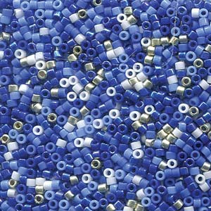 Photo of Mix Winter Holiday Miyuki Delica Beads 11/0