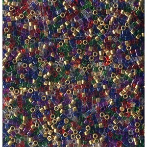 Photo of Mix Precious Gems Miyuki Delica Beads 11/0