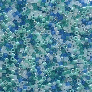 Photo of Mix Frozen Miyuki Delica Beads 11/0