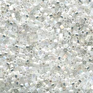 Photo of Mix Bridal White Miyuki Delica Beads 11/0