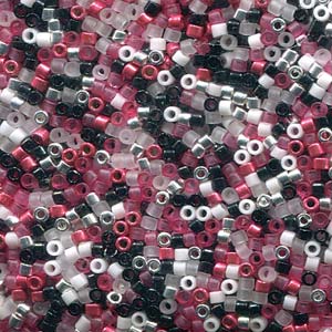 Photo of Mix Diva Pink Miyuki Delica Beads 11/0