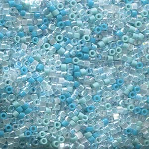 Photo of Mix Seafoam Miyuki Delica Beads 11/0