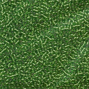 Photo of Silver Lined Ltgreen Miyuki Delica Beads 10/0