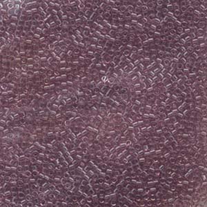 Photo of Transparent Mauve Miyuki Delica Beads 11/0