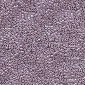 Photo of Transparent Light Amethyst AB Miyuki Delica Beads 11/0