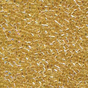 Photo of Transparent Crystal Ivory Luster Miyuki Delica Beads 11/0