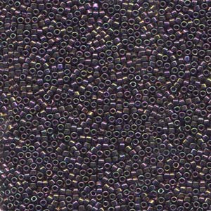Photo of Amethyst Gold Luster Iris Miyuki Delica Beads 11/0