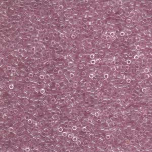 Photo of Transparent Pale Rose Miyuki Delica Beads 11/0