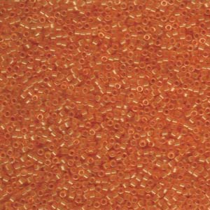 Photo of Transparent Peach Miyuki Delica Beads 11/0