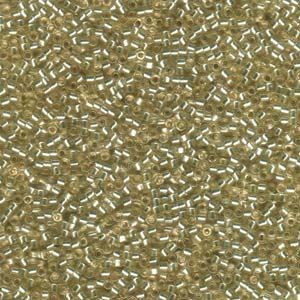 Photo of Silver-Lined Pale Yellow Miyuki Delica Beads 11/0