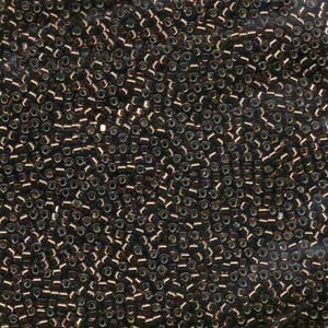 Photo of Silver-Lined Brown Miyuki Delica Beads 10/0