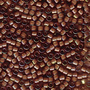 Photo of Rose Lined Amethyst AB Miyuki Delica Beads 11/0