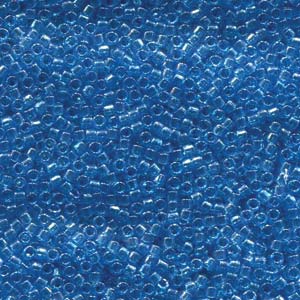 Photo of Transparent Capri Luster Miyuki Delica Beads 11/0