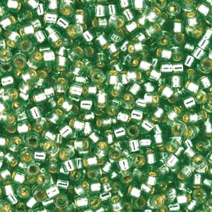 Photo of Silver-Lined Duracoat Dark Seafoam Miyuki Delica Beads 11/0