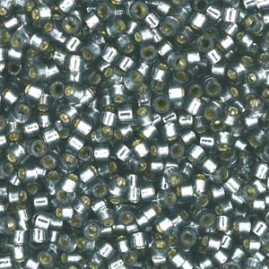 Photo of Silver-Lined Duracoat Light Blue Steel Miyuki Delica Beads 11/0