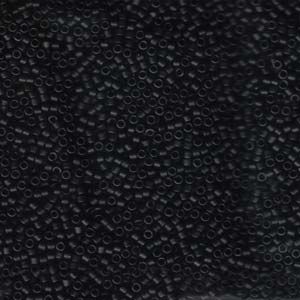 Photo of Matte Black Miyuki Delica Beads 10/0