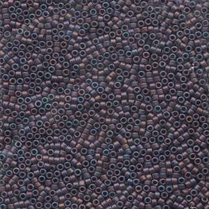 Photo of Matte Metallic Purple Iris Miyuki Delica Beads 10/0