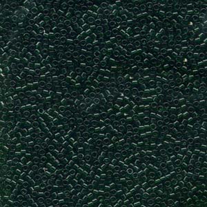 Photo of Transparent Green Miyuki Delica Beads 10/0