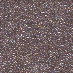 Photo of Berry Lined Light Topaz AB Miyuki Delica Beads 11/0