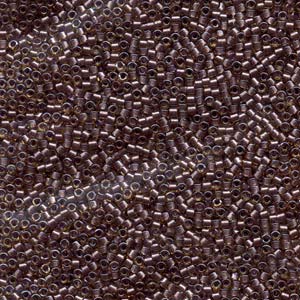 Photo of Sparklng Light Amethyst Lined Topaz Miyuki Delica Beads 11/0