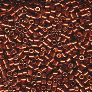 Photo of Duracoat Galvanized Dark Berry Miyuki Delica Beads 10/0