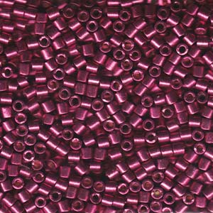 Photo of Duracoat Galvanized Magenta Miyuki Delica Beads 10/0