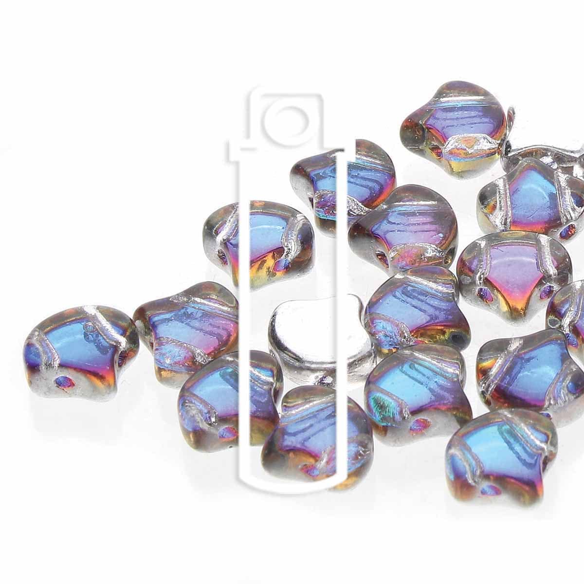 Backlit Petroleum Ginko Beads