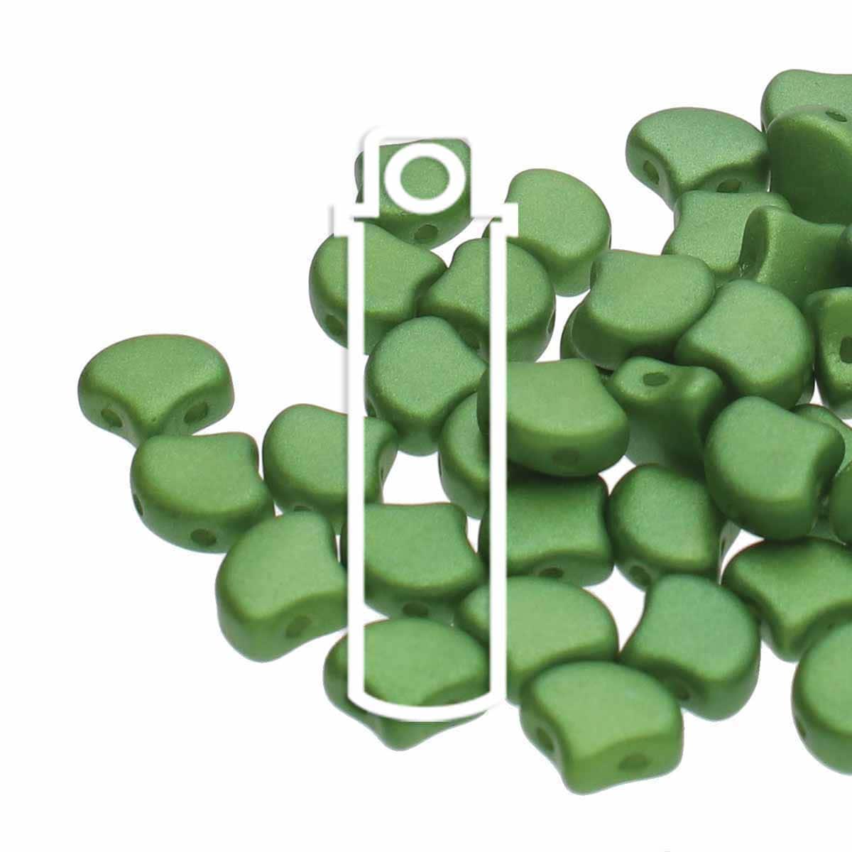 Chatoyant Shimmer Artichoke Ginko Beads