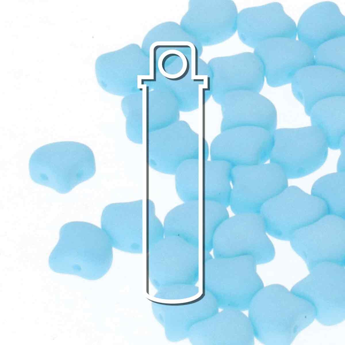 Bondeli Matt Blue Raspberry Ginko Beads