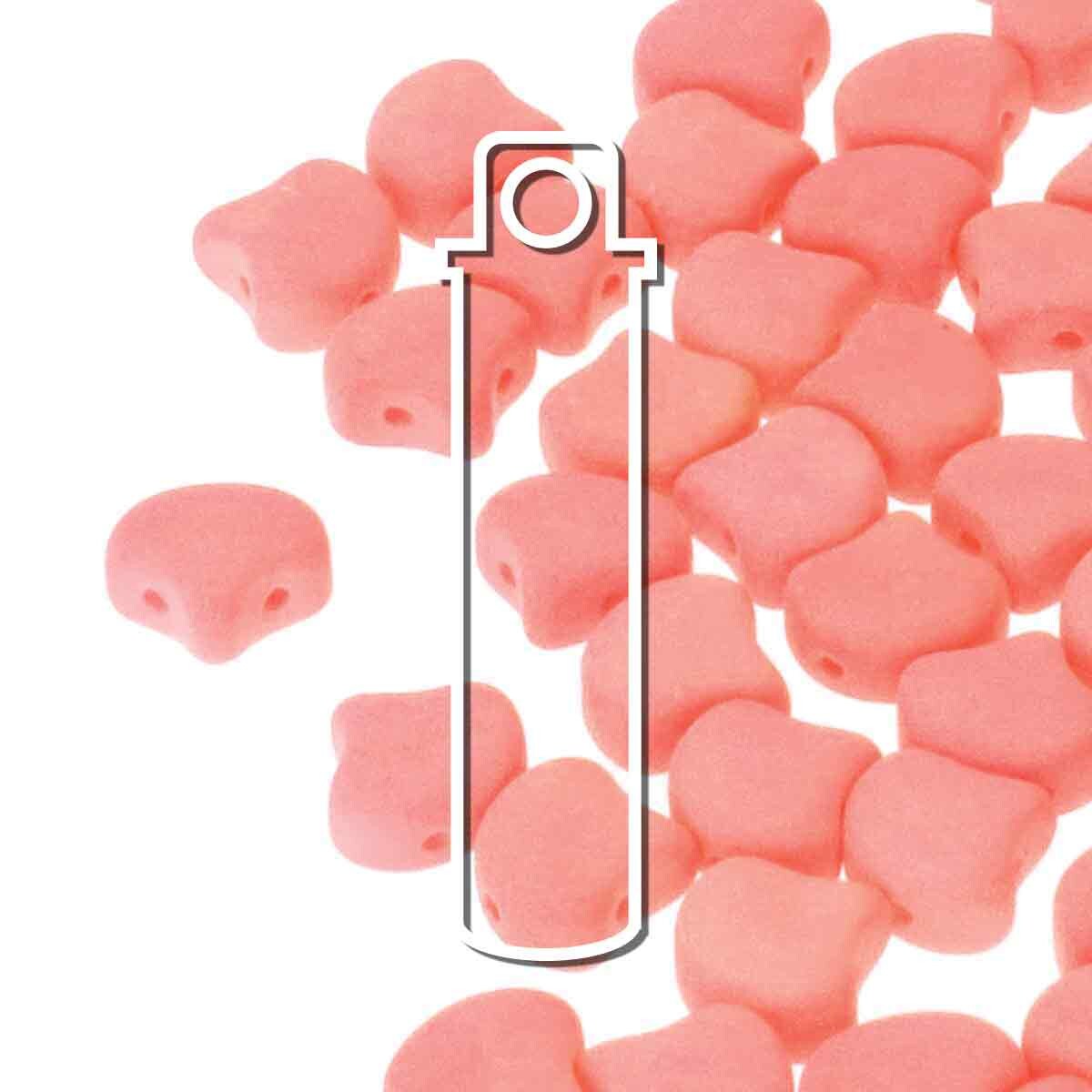 Bondeli Matt Coral Ginko Beads