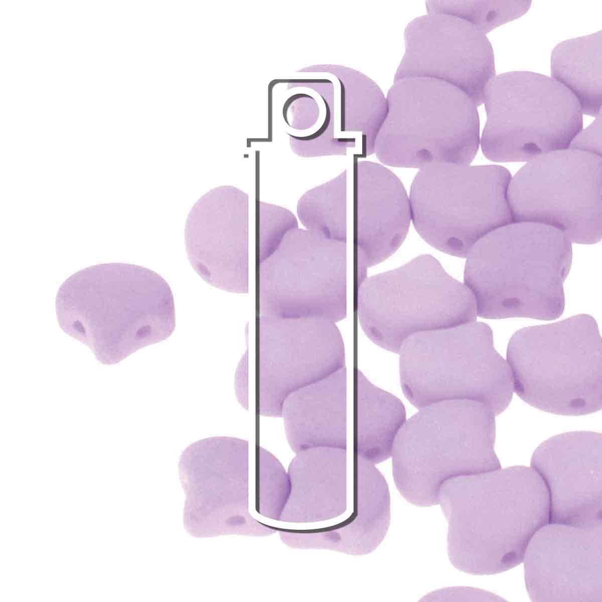Bondeli Matt Purple Ginko Beads