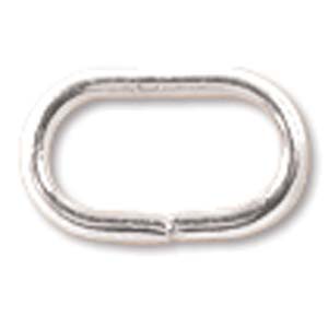 JUMP RING FLAT OVAL 5X8MM SP #24