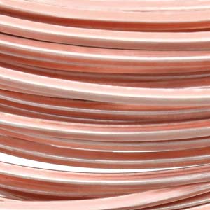 WIRE TARN RESIST MEDIUM TMPR 18G SQUARE-ROSE GOLD-4YD/SPL