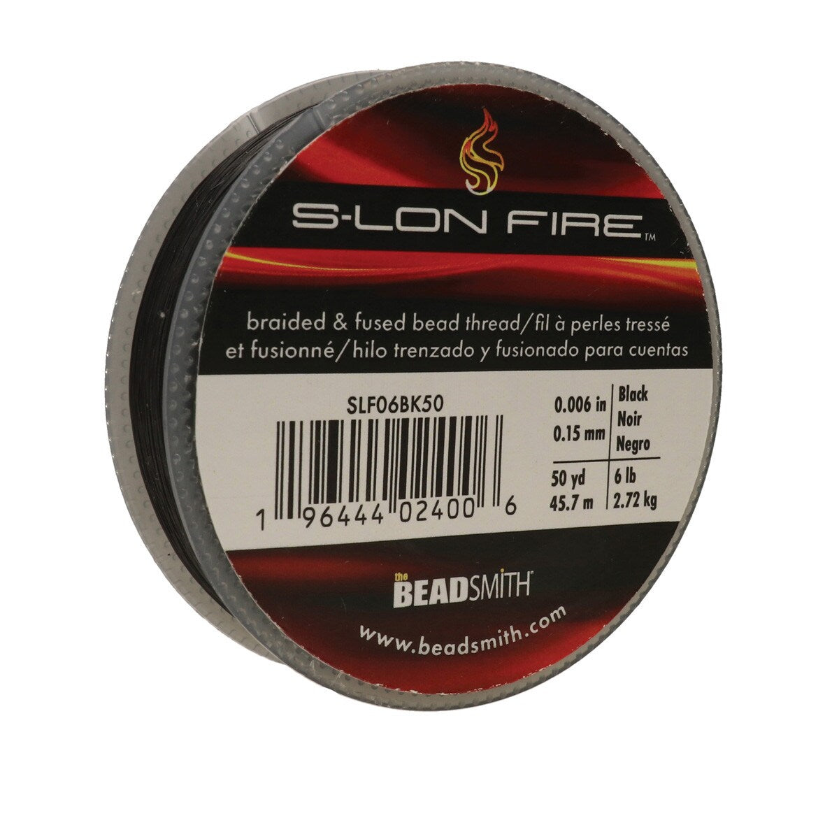 S-LON FIRE 6 LB BLACK 0.006 IN/0.15 mm DIA 50 YRD