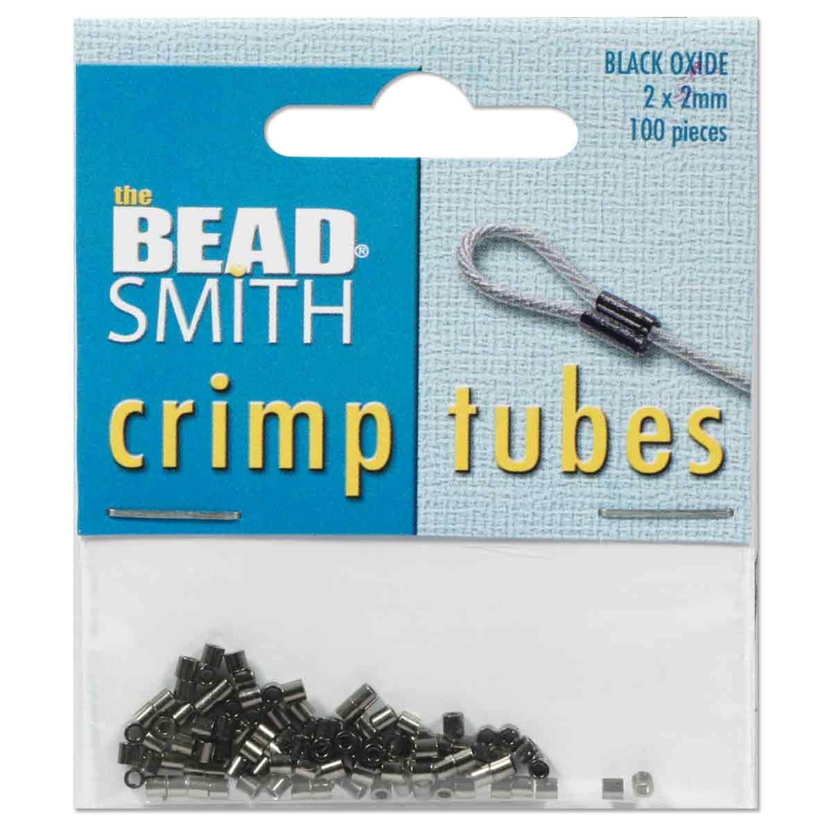 Crimp Tube 2x2MM Black Oxide