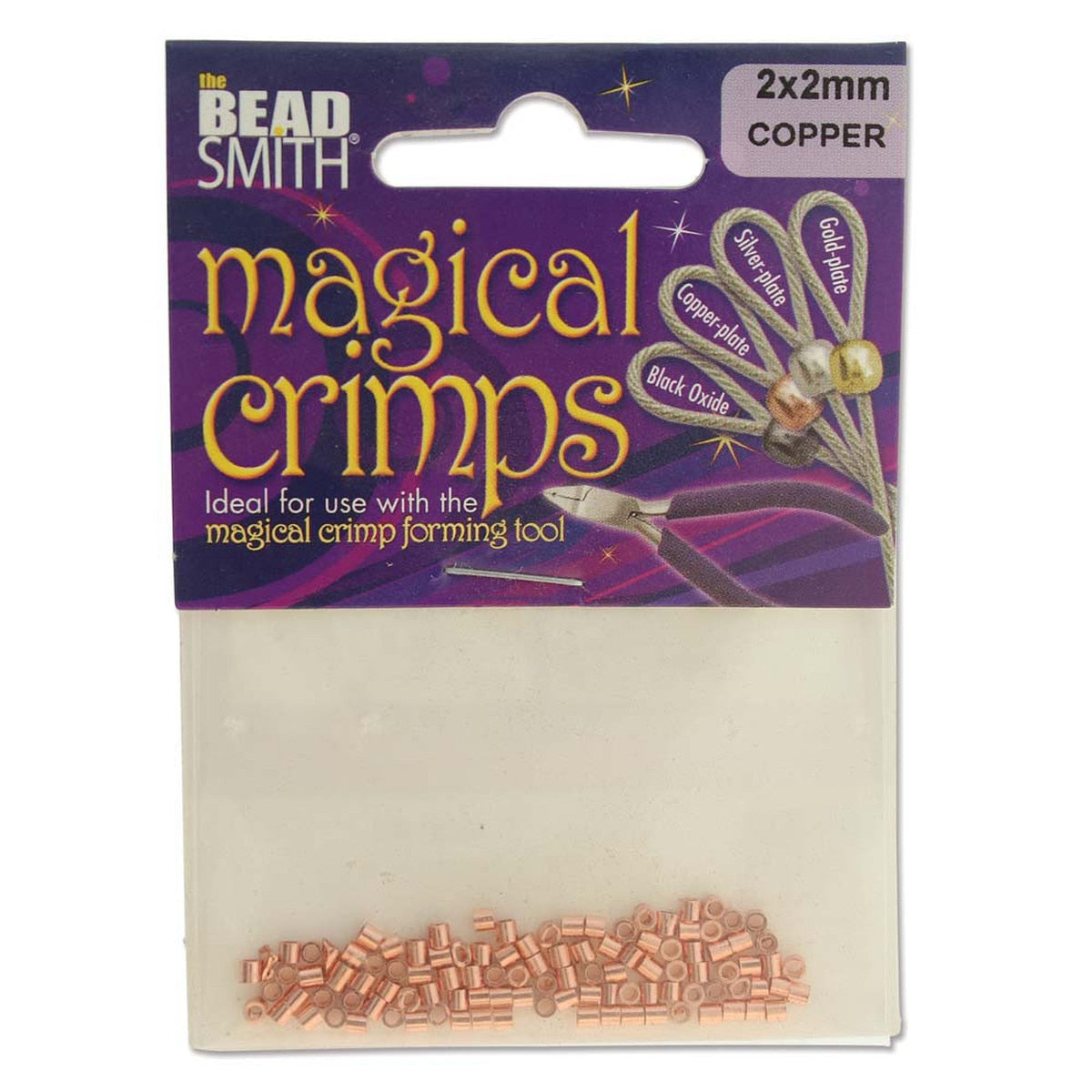 Magical Crimp Tube 2x2MM Copper Plate