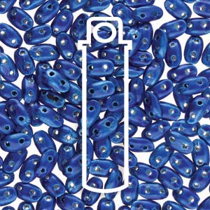 Metalust Crown Blue Wave Beads