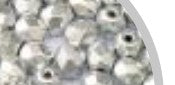 4MM Aluminum Silver Czech Glass Fire Polished Beads