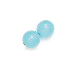 10MM Druk Milky Light Blue