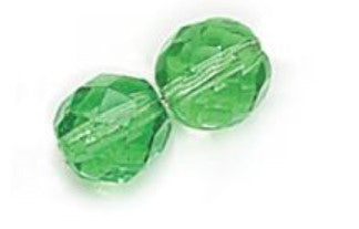 3MM Emerald Czech Glass Fire Polished