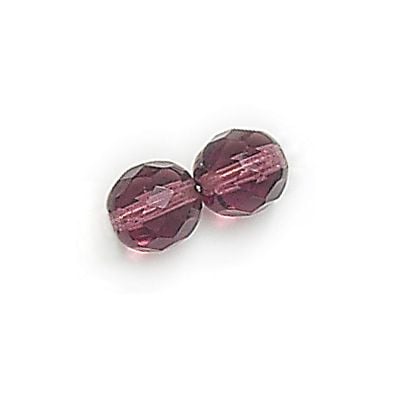 3MM Dark Amethyst Fire Polished