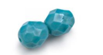 3MM Green Turquoise Op Fire Polished