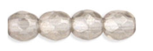 3MM Black Diamond Luster Fire Polished Beads