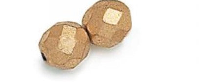 3MM Matte Gold Fire Polished